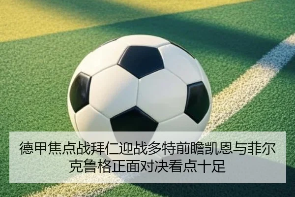 德甲焦点战拜仁迎战多特前瞻凯恩与菲尔克鲁格正面对决看点十足